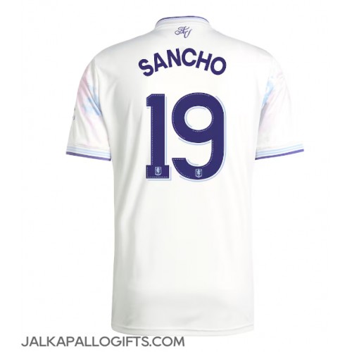 Aston Villa Jadon Sancho #19 Kolmaspaita 2025-26 Lyhythihainen Aston Villa Jadon Sancho #19 Kolmaspaita 2025-26 Lyhythihainen